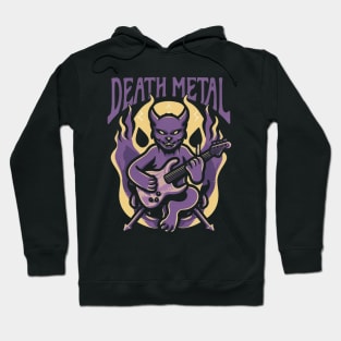 Death Metal Satanic Baphomet Cat Hoodie